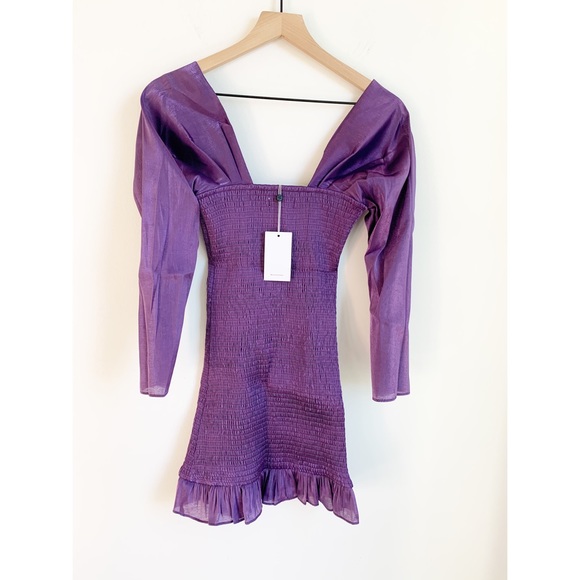 Lovers + Friends Woman’s Orson Mini Dress in Royal Purple - Picture 4 of 7